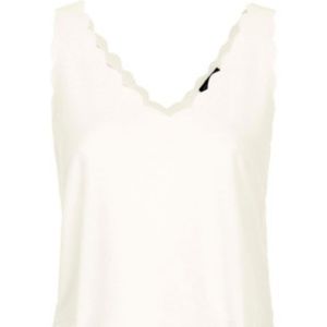 Gently Worn - Top Shop Scalloped Crop Top